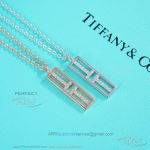 AAA Fake Tiffany Double T Necklace Price - 925 Silver